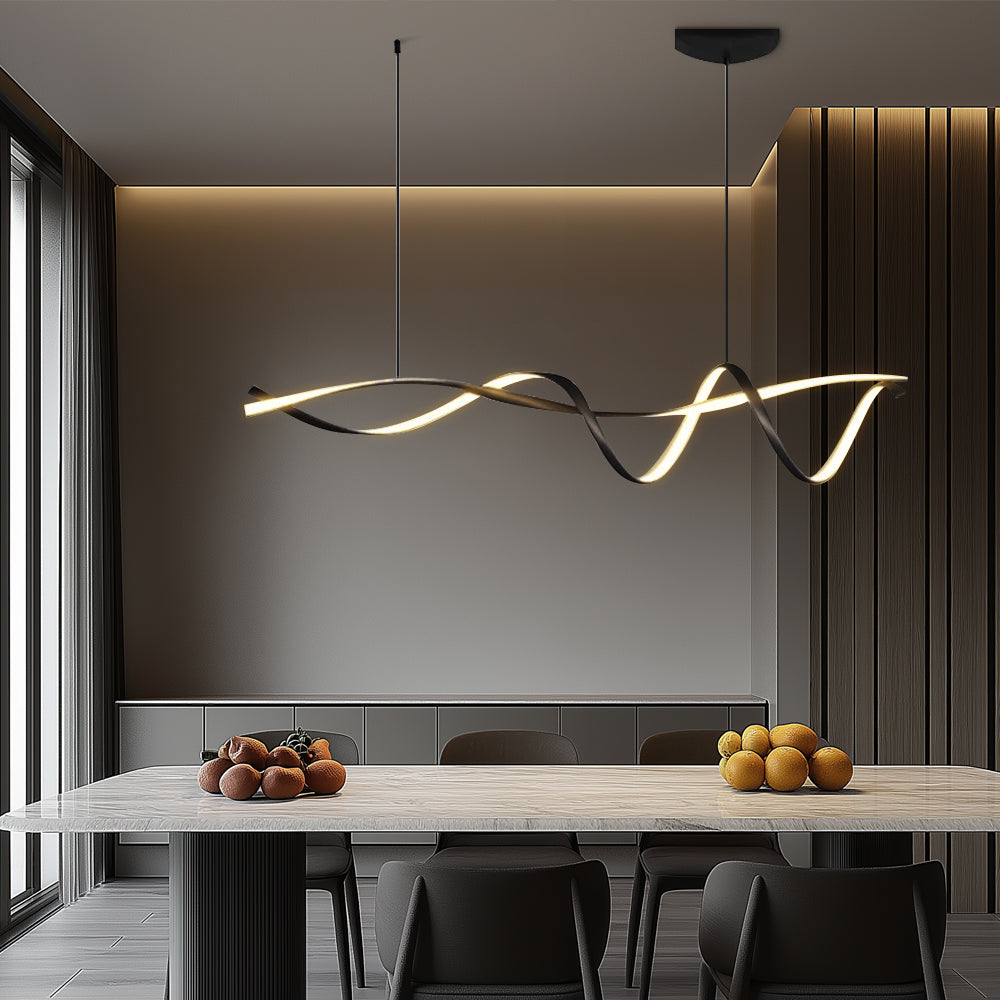 Lampa wisząca na stół kuchenny w stylu skandynawskim