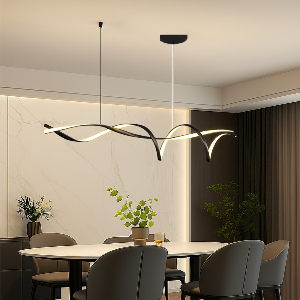 Lampa wisząca na stół kuchenny w stylu skandynawskim