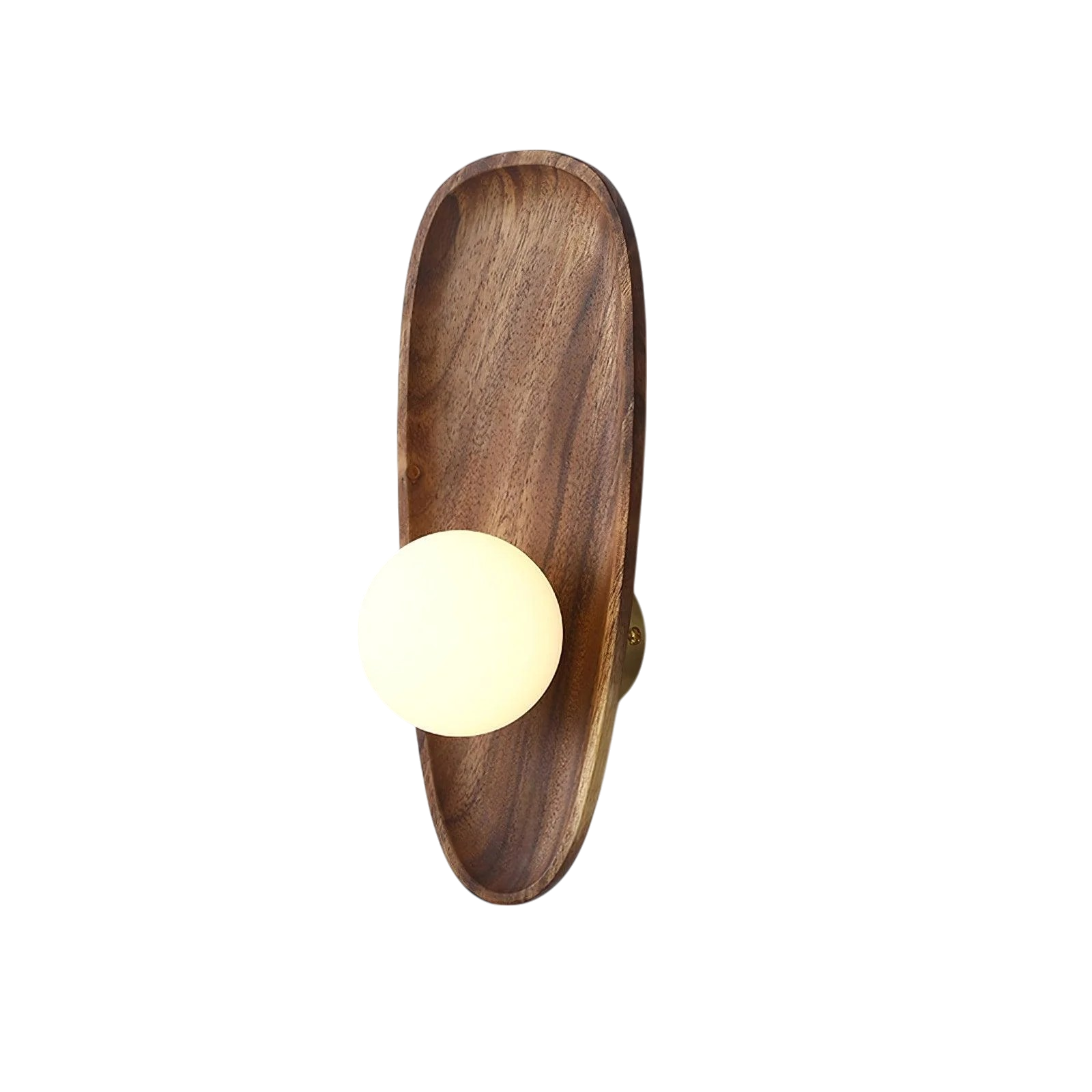Drewniana lampa ścienna Mirdor
