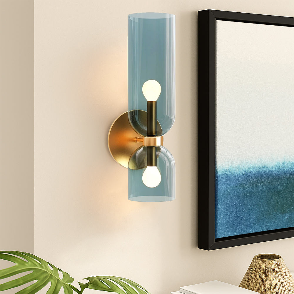 Kreatywna szklana lampa ścienna