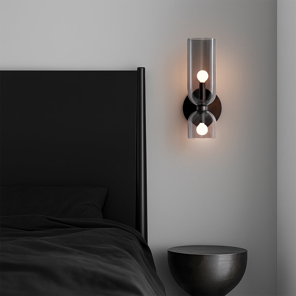 Kreatywna szklana lampa ścienna