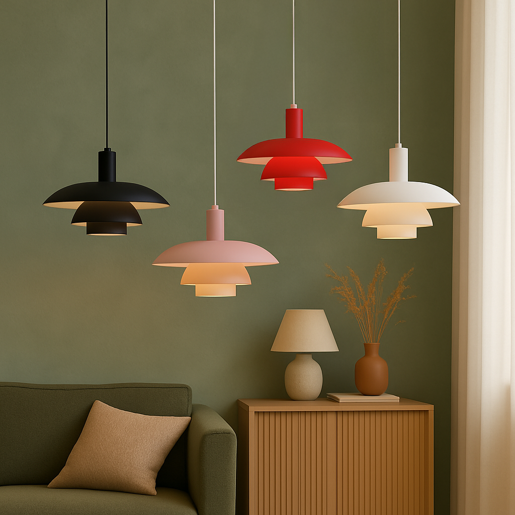Lampa wisząca Irda w duńskim stylu