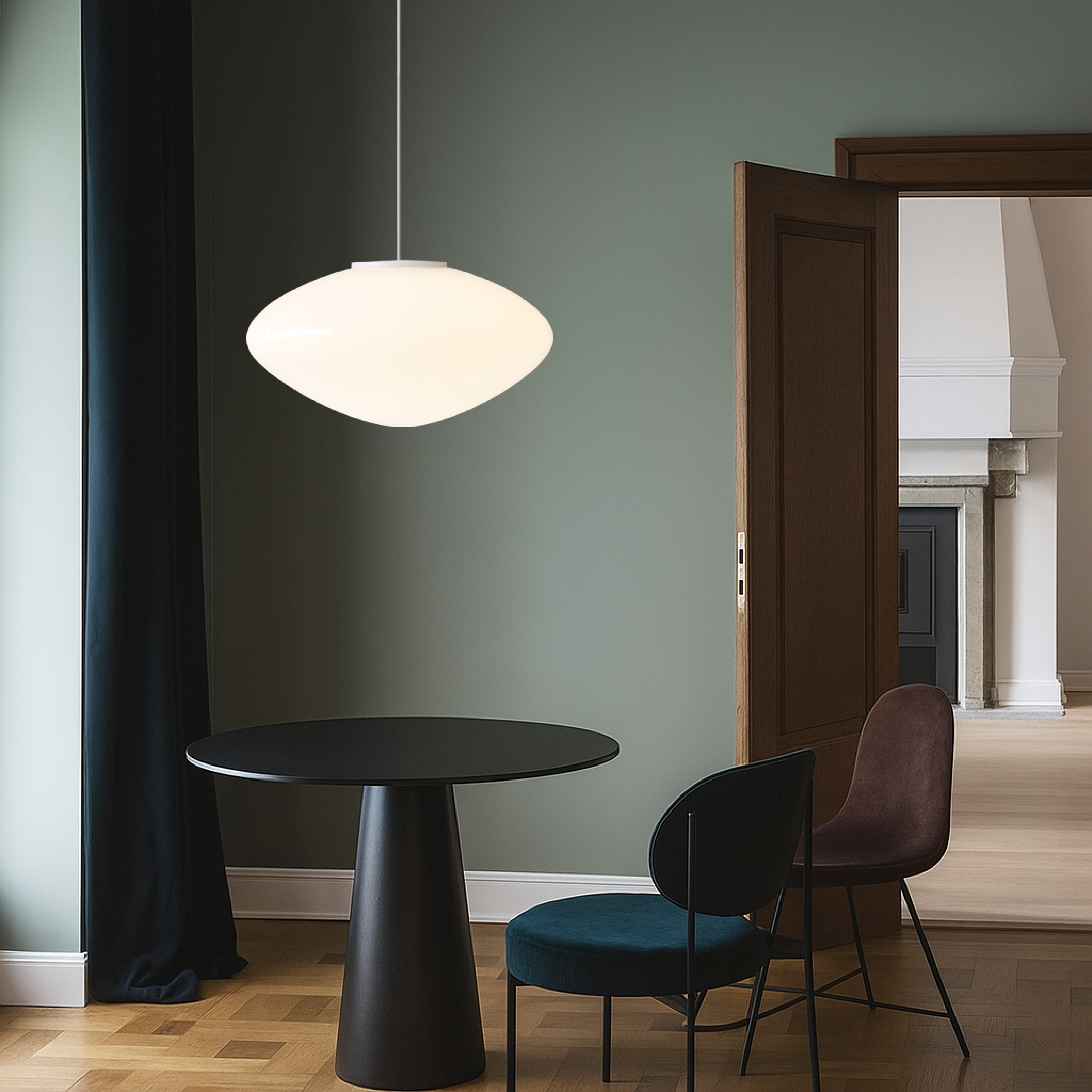 Duńska lampa wisząca Kala