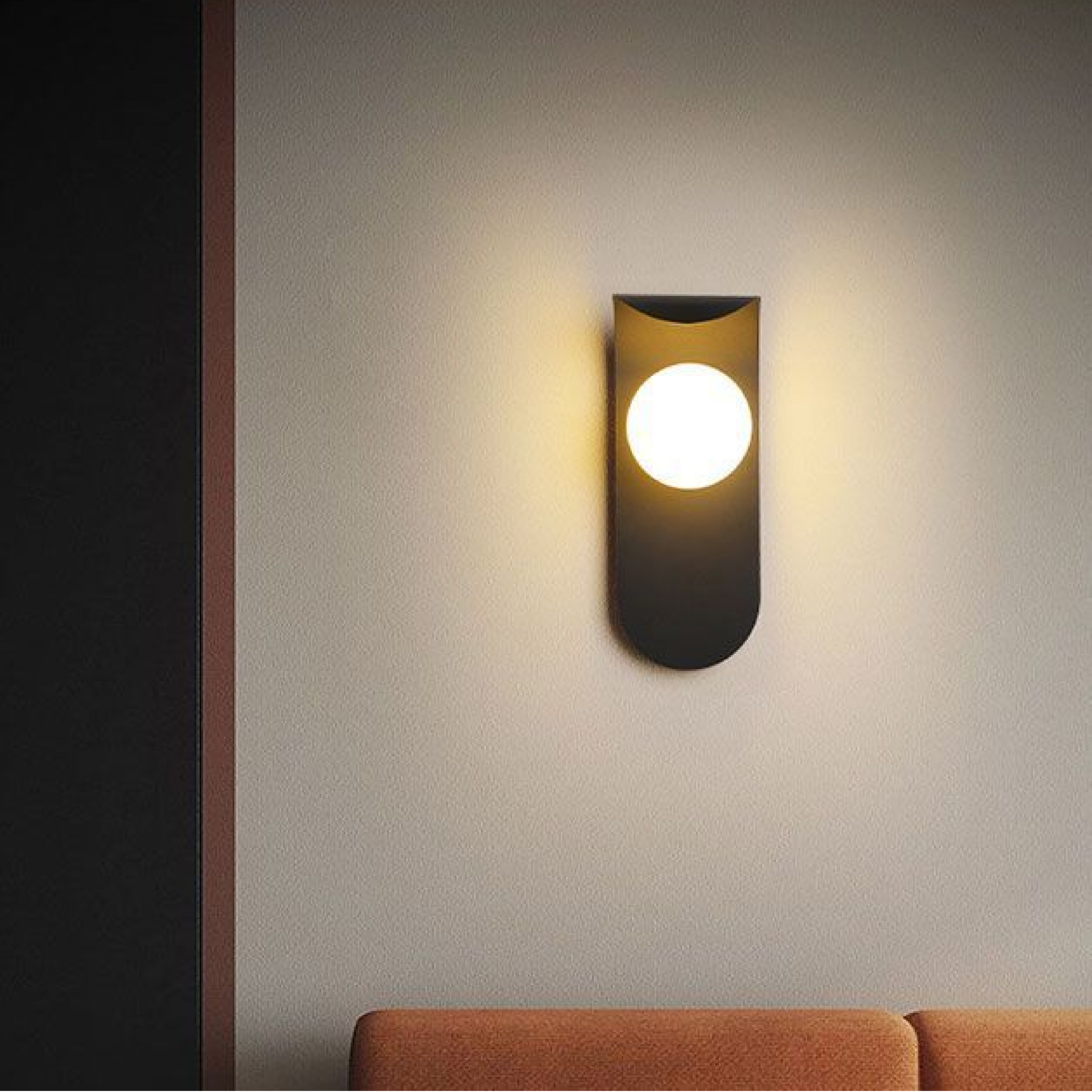 Skandynawska lampa ścienna