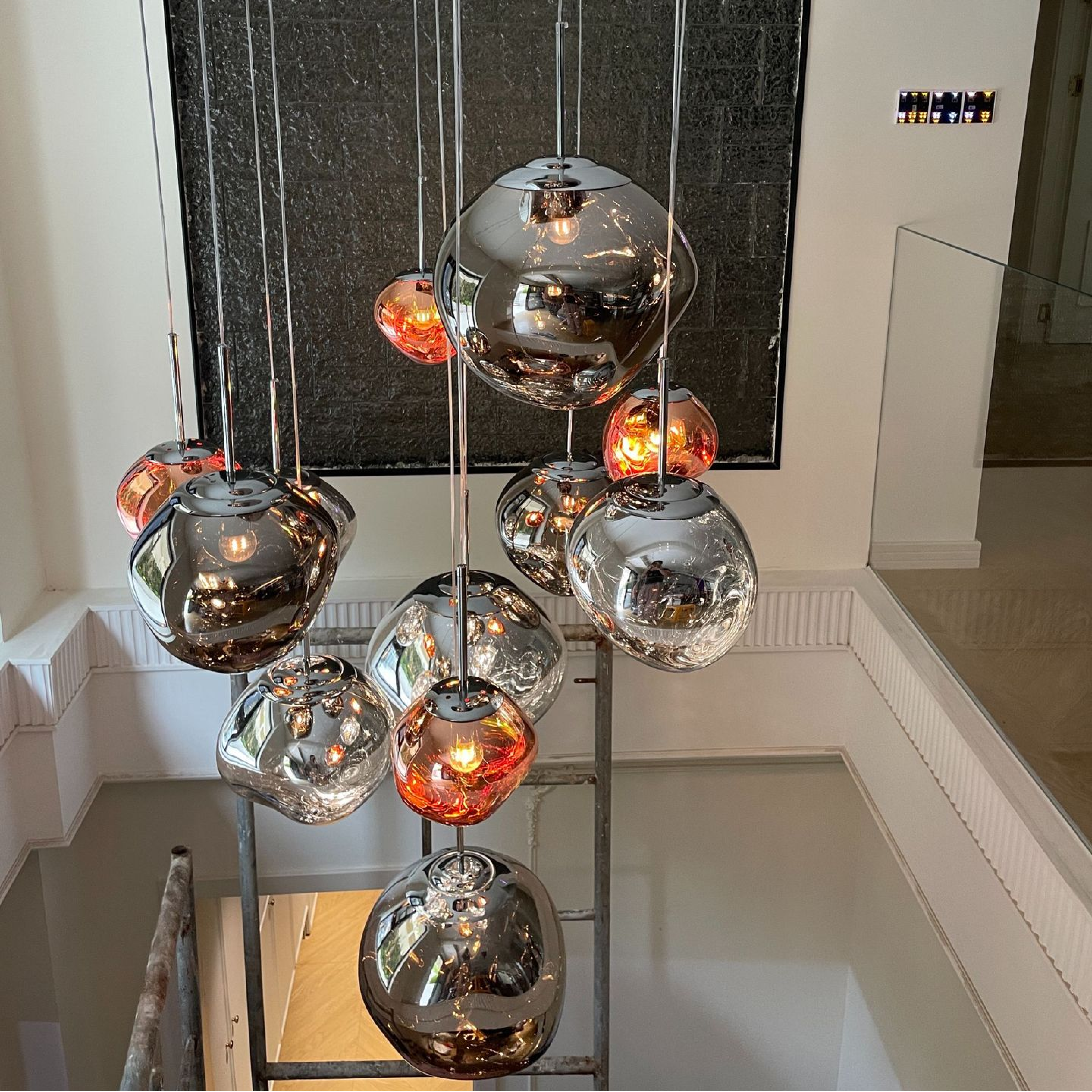 Lampa wisząca Melt Glass