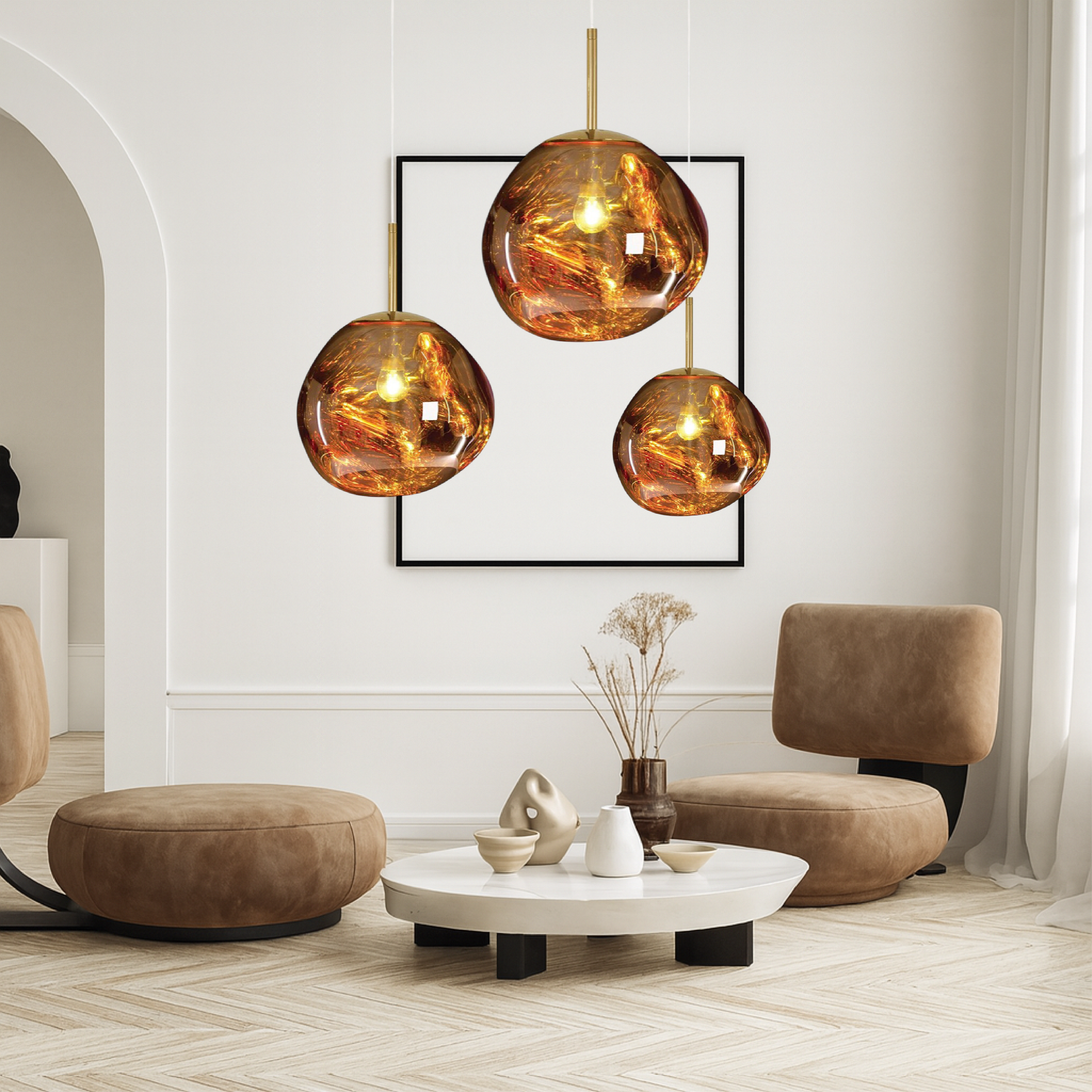 Lampa wisząca Melt Glass