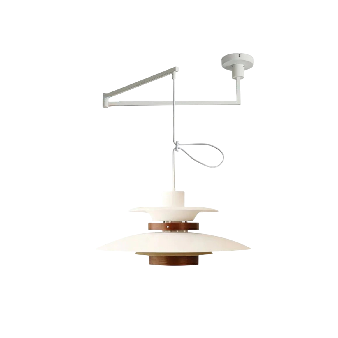 Lampa wisząca z wahliwym ramieniem Merado
