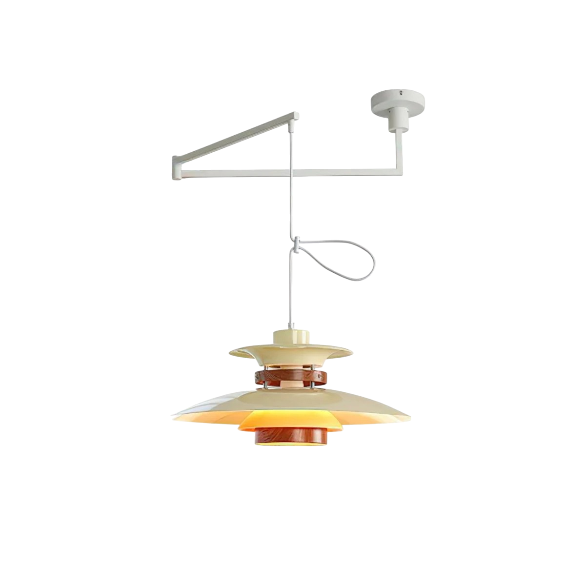 Lampa wisząca z wahliwym ramieniem Merado