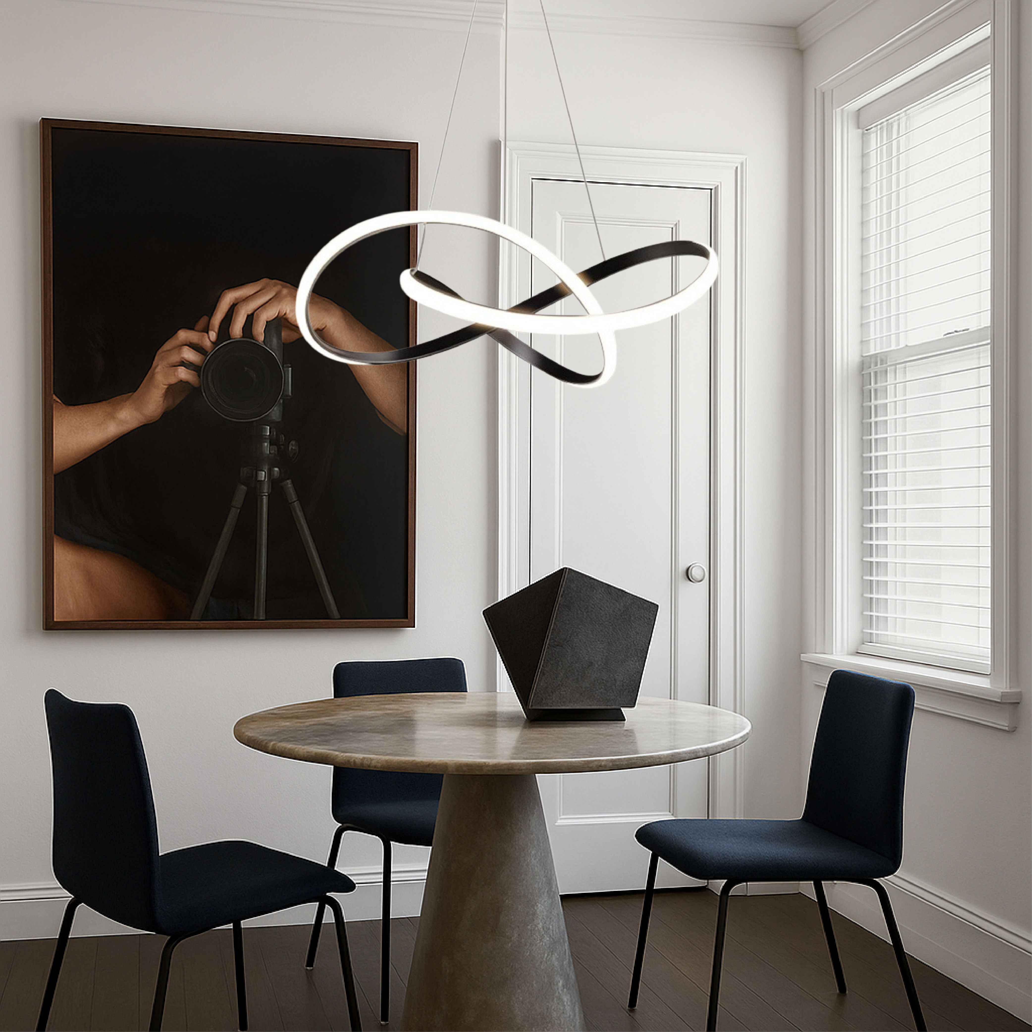 Nowoczesna lampa wisząca do jadalni