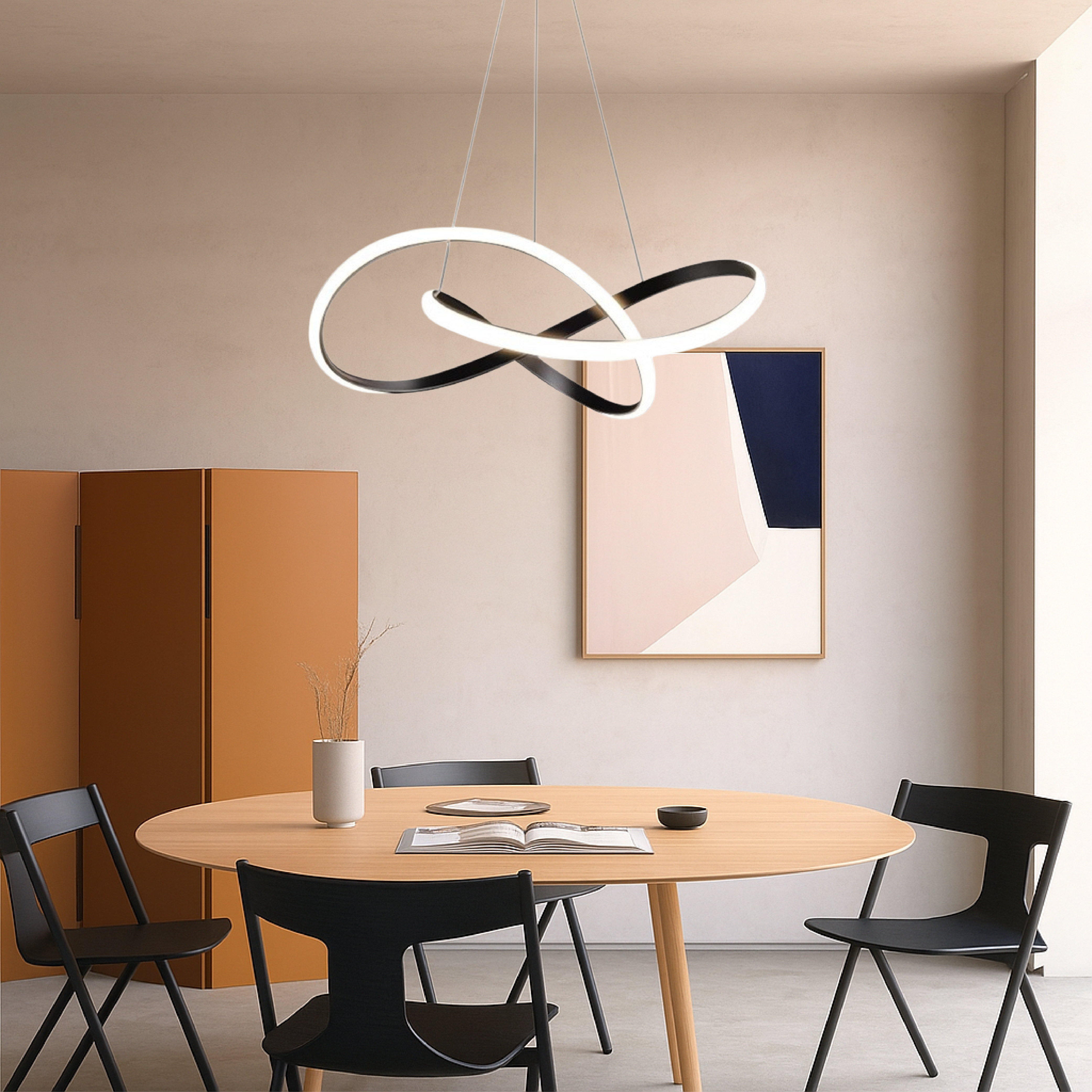 Nowoczesna lampa wisząca do jadalni