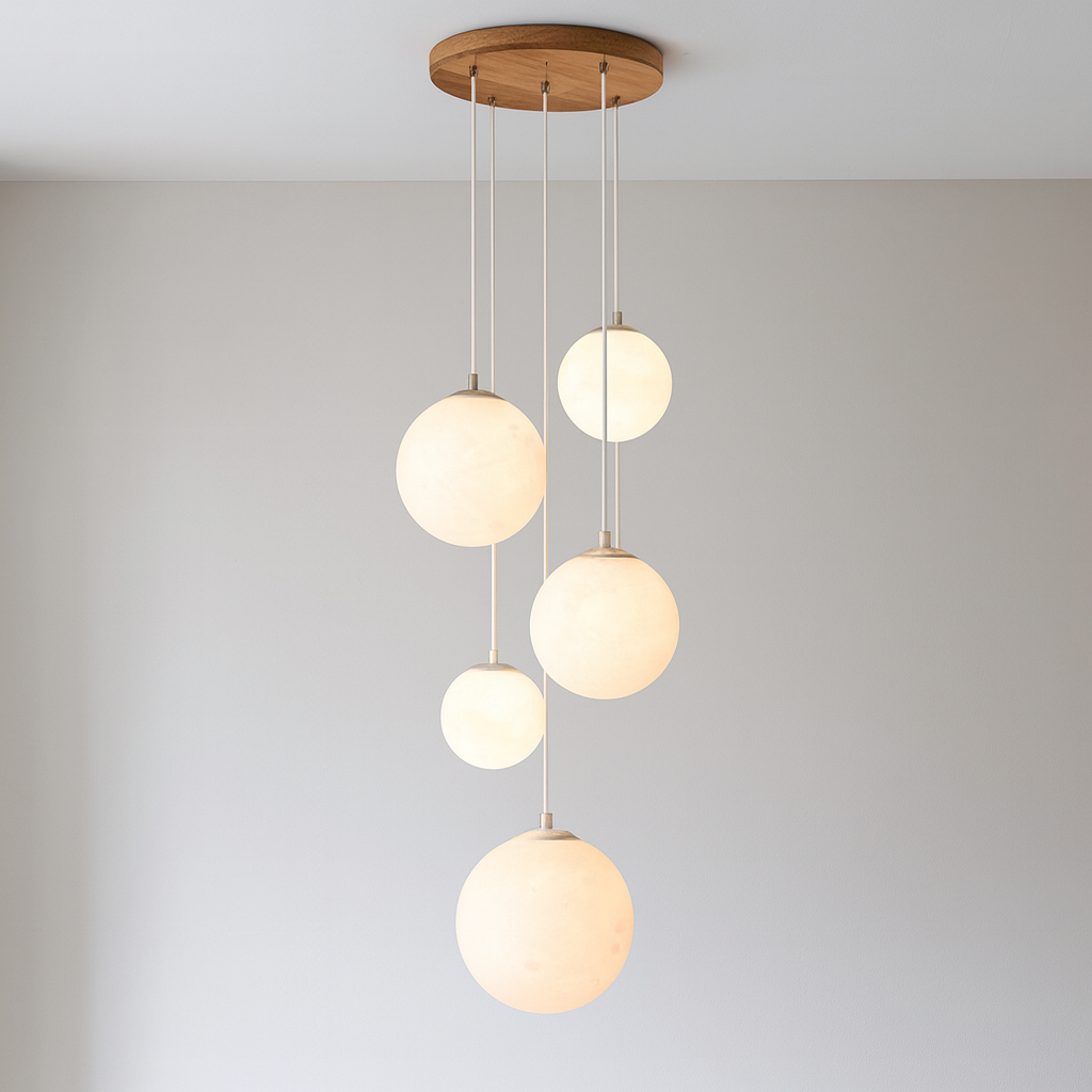 Żyrandol na schody Nordic Moonlamp
