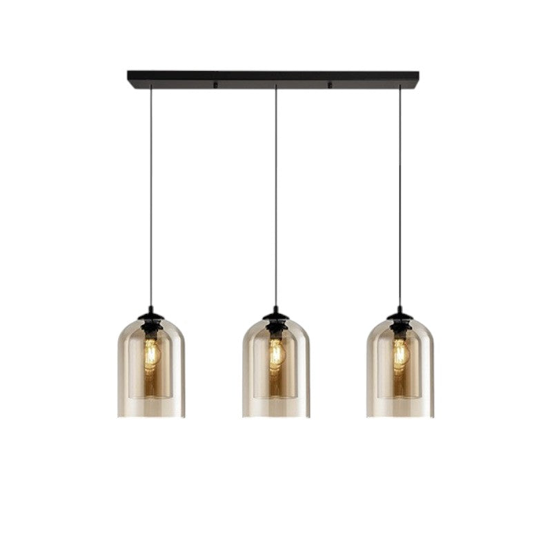 Szklana lampa wisząca Jani