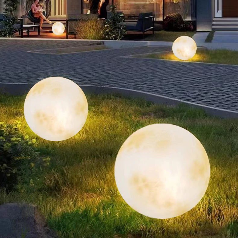 Ogrodowa lampa księżycowa zasilana energią słoneczną