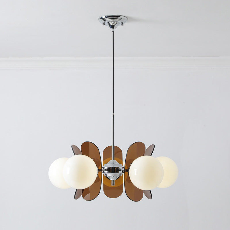 5-głowicowy żyrandol Bauhaus