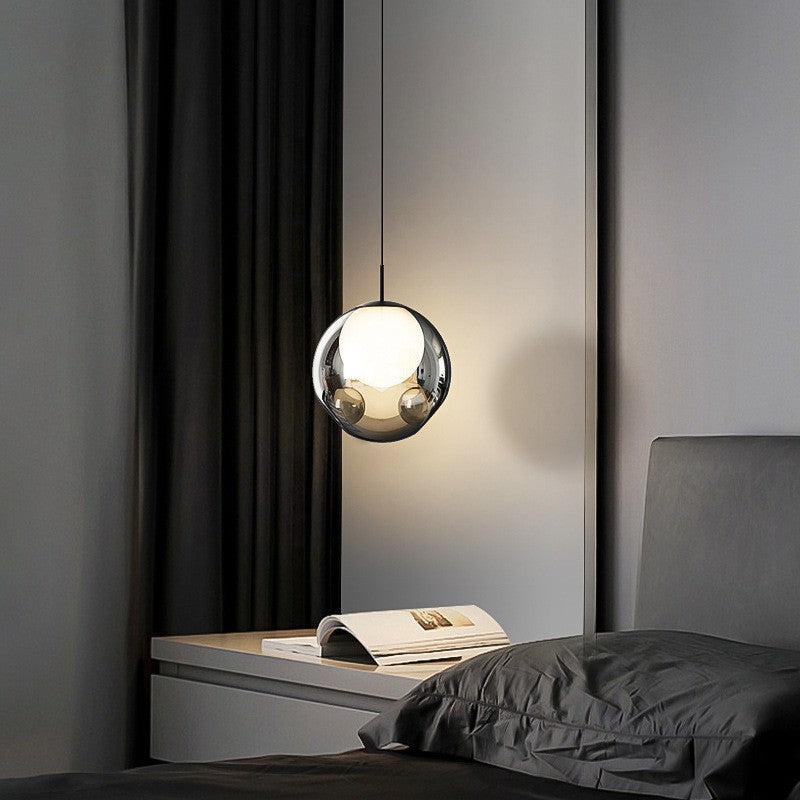 Włoska szklana lampa wisząca