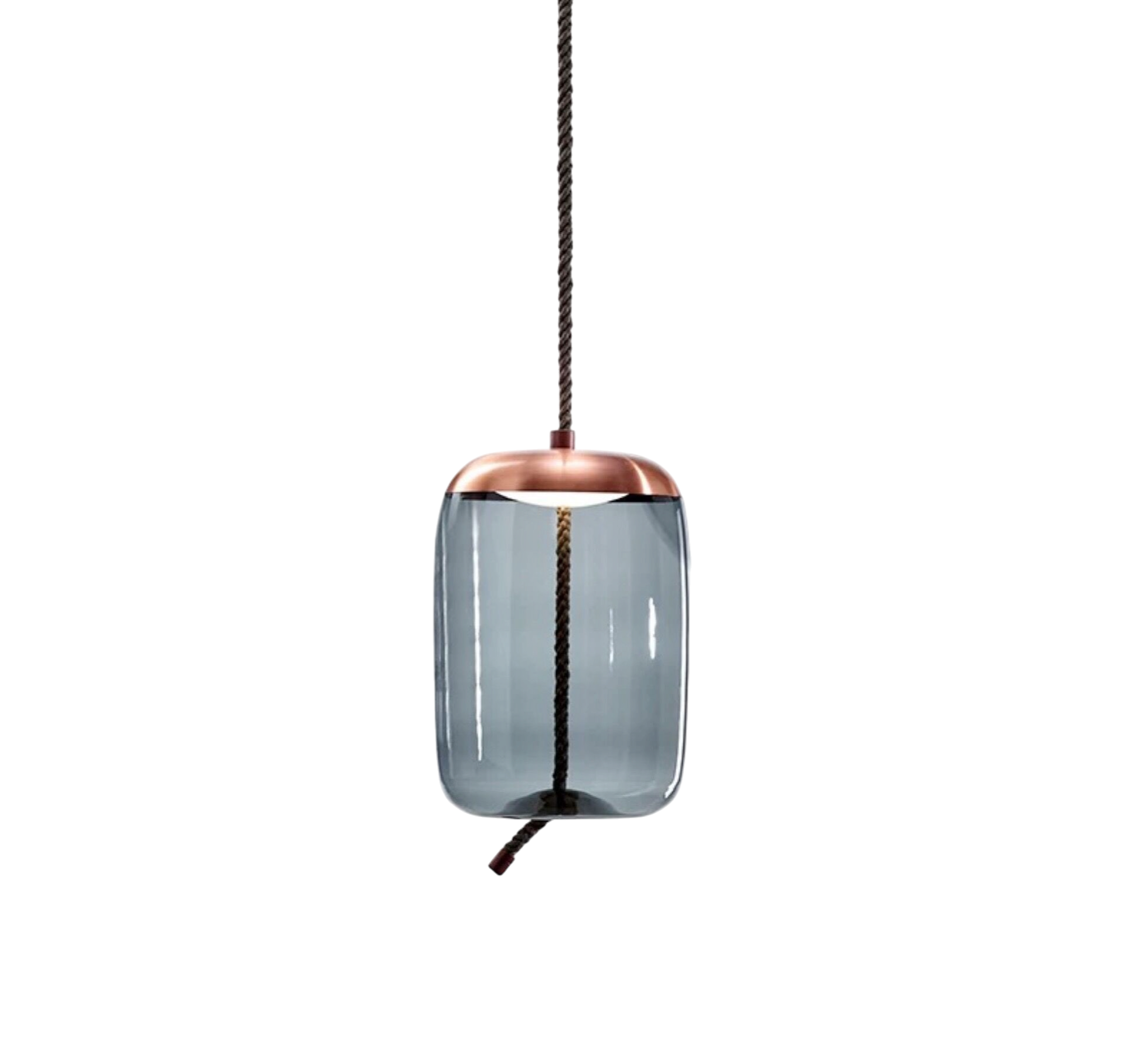 Lampa wisząca Hempoire w kolorze różowego złota
