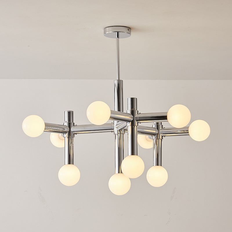 Metalowy żyrandol Bauhaus