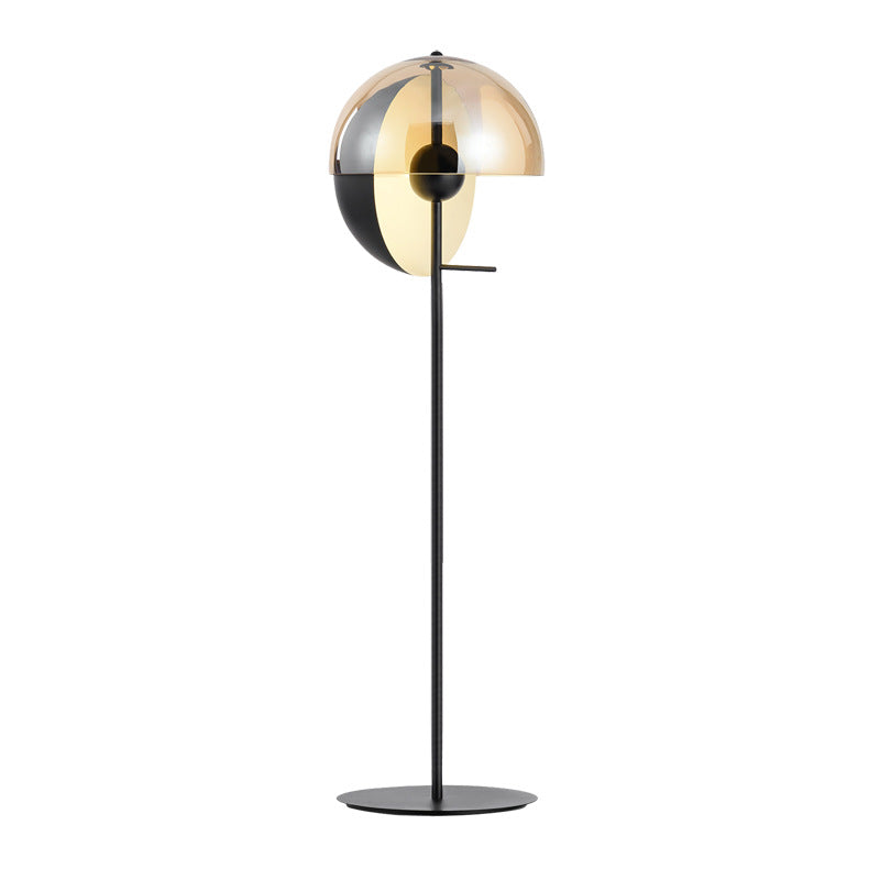 Szklana lampa podłogowa Hau