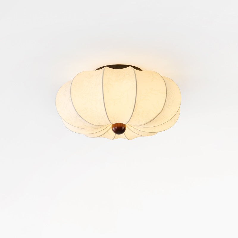 Średniowieczna lampa sufitowa z jedwabiu