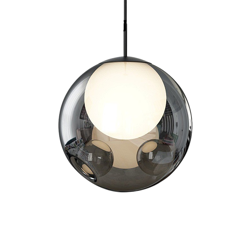 Włoska szklana lampa wisząca