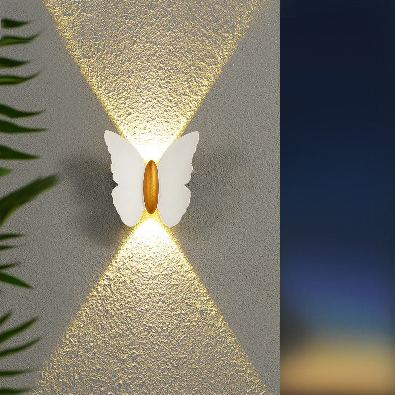 Zewnętrzna lampa ścienna Butterfly
