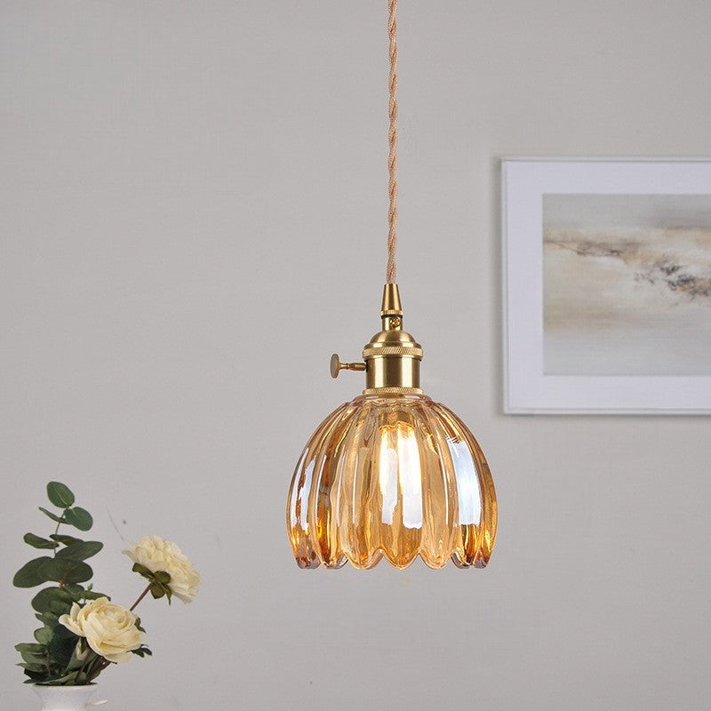 Japońska szklana lampa wisząca