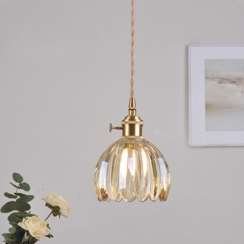 Japońska szklana lampa wisząca