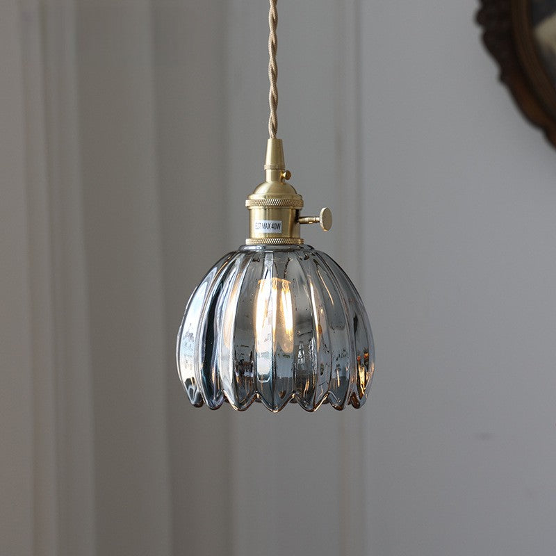 Japońska szklana lampa wisząca