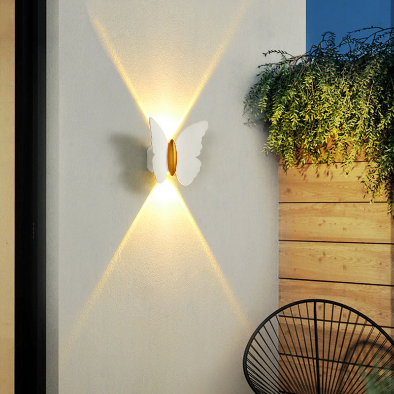 Zewnętrzna lampa ścienna Butterfly