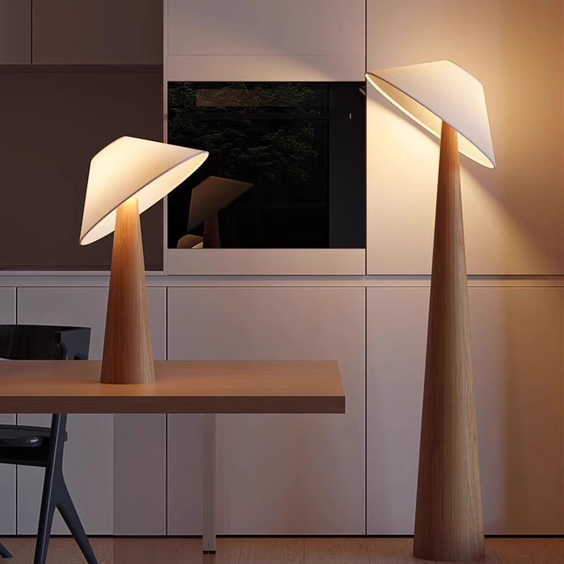 Japońska lampa podłogowa Wabi Sabi