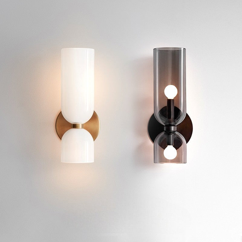 Kreatywna szklana lampa ścienna