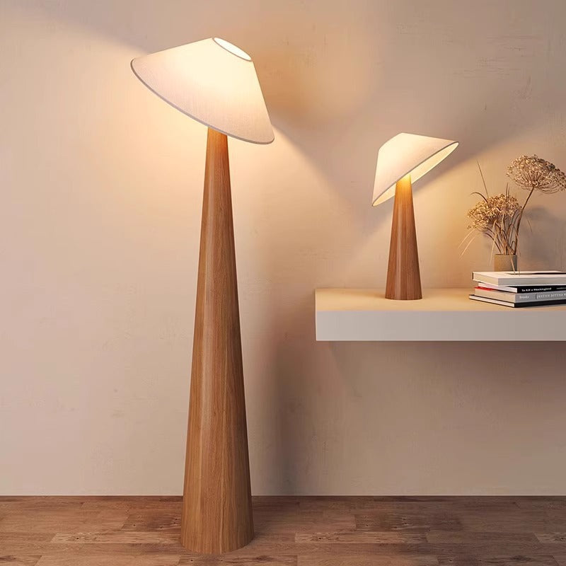 Japońska lampa podłogowa Wabi Sabi