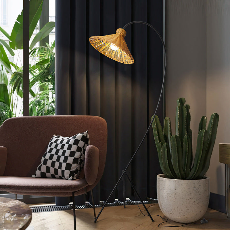 Lampa podłogowa Bamboo Cap
