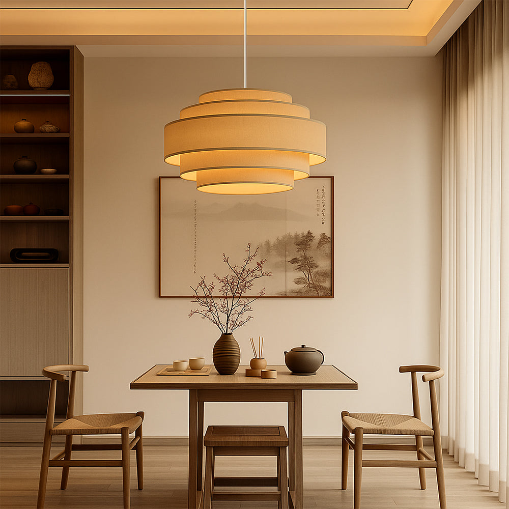 Lampa wisząca z pierścieniem Wabi Sabi