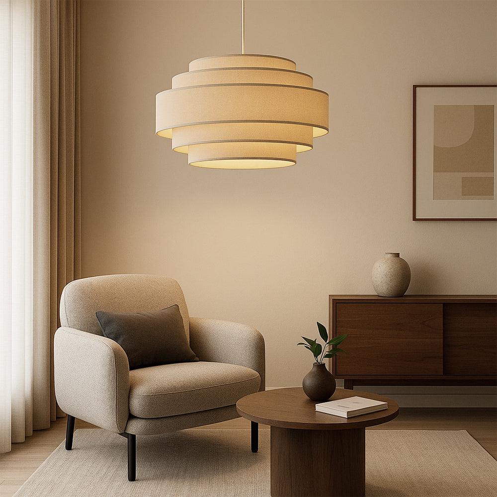 Lampa wisząca z pierścieniem Wabi Sabi