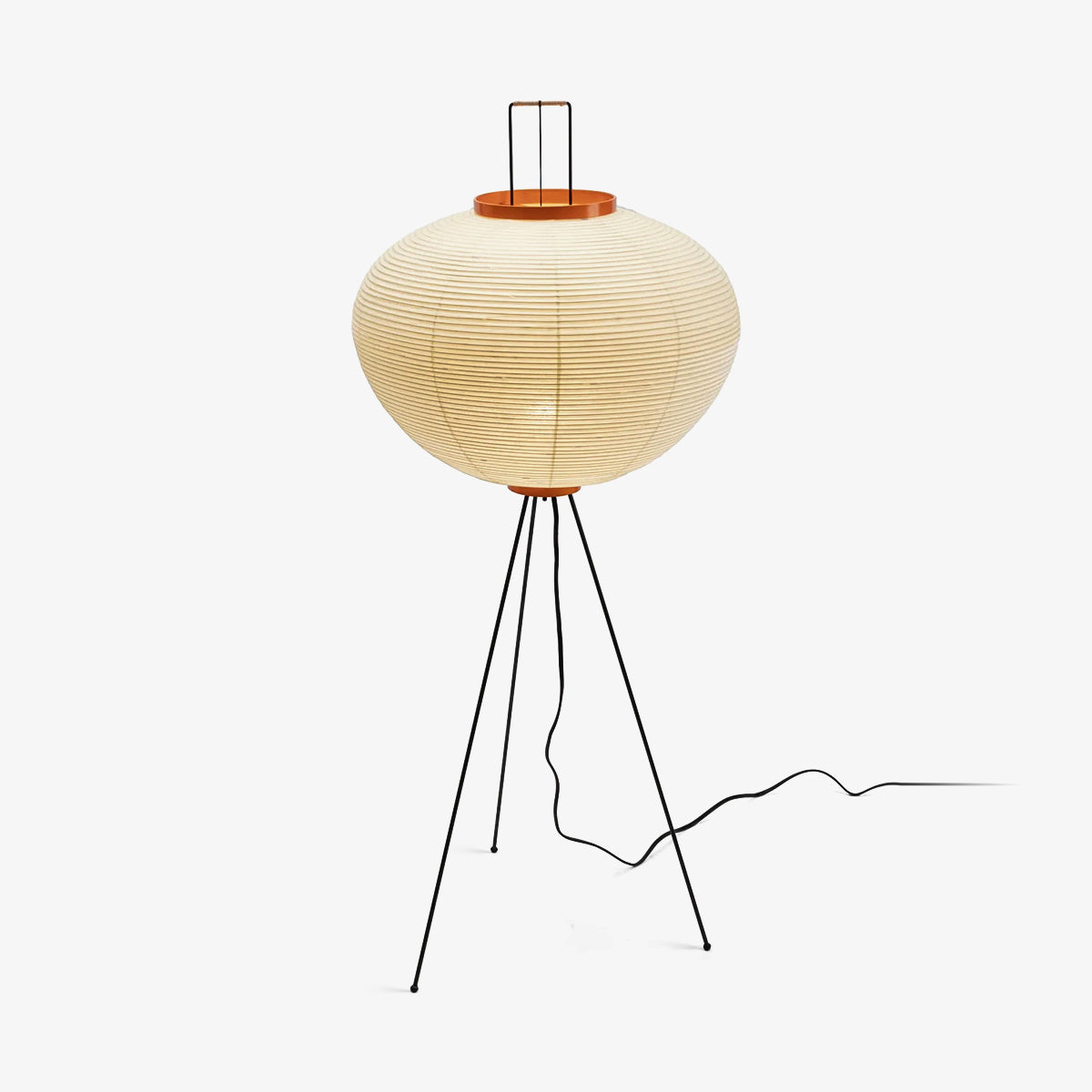 Lampa podłogowa z papieru ryżowego