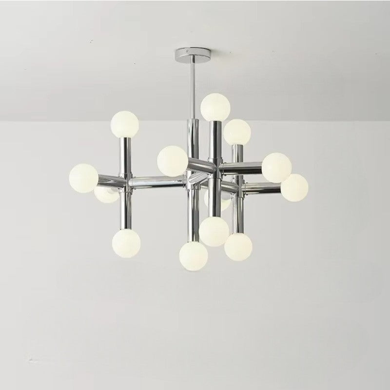 Metalowy żyrandol Bauhaus