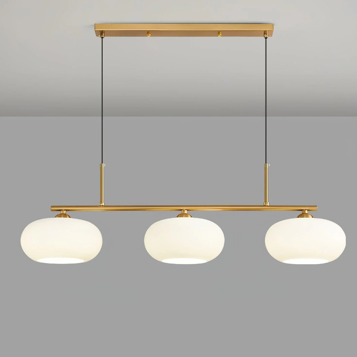 Lampa wisząca Bauhaus z 3 głowicami