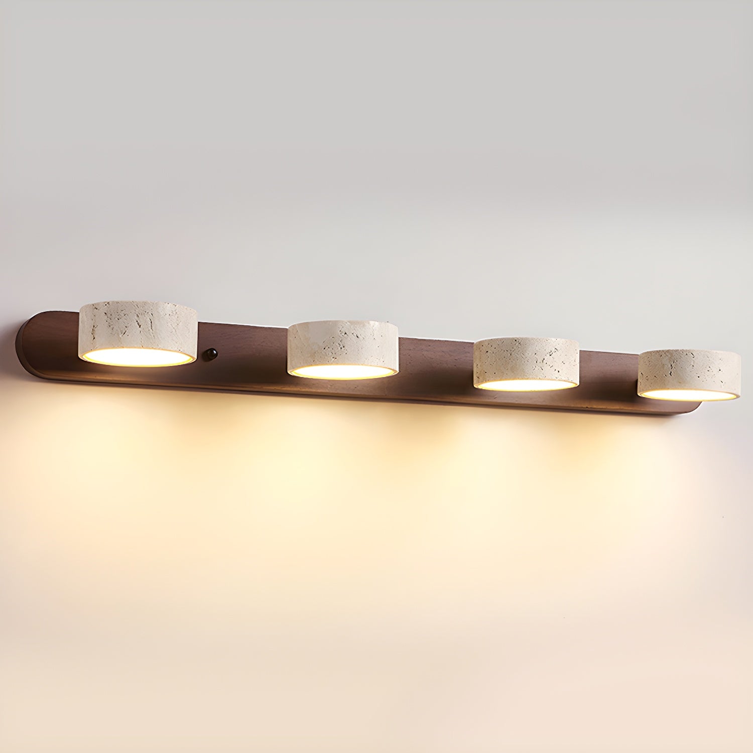 Lampa ścienna trawertyn