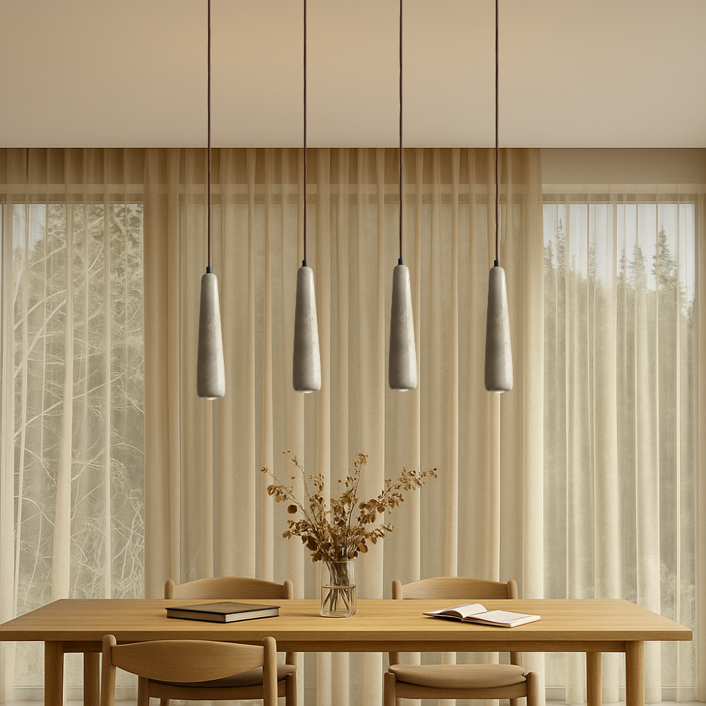 Ołówkowa lampa wisząca