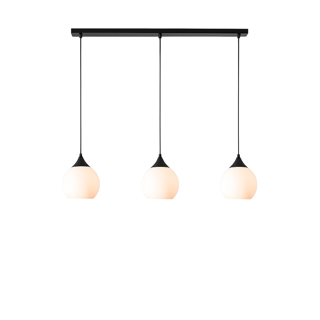 Lampa wisząca stołowa z 3 głowicami Gade
