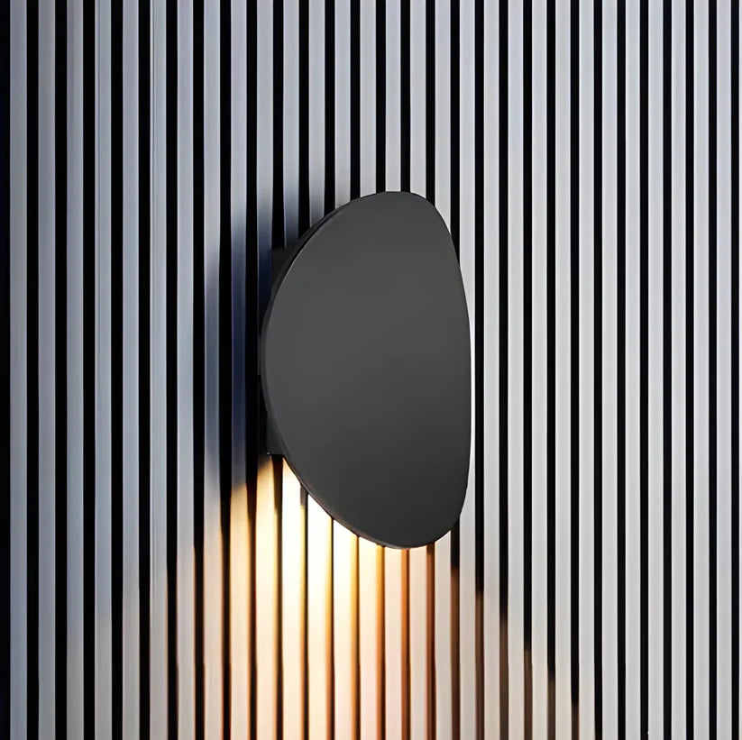 Metalowa lampa ścienna Disk