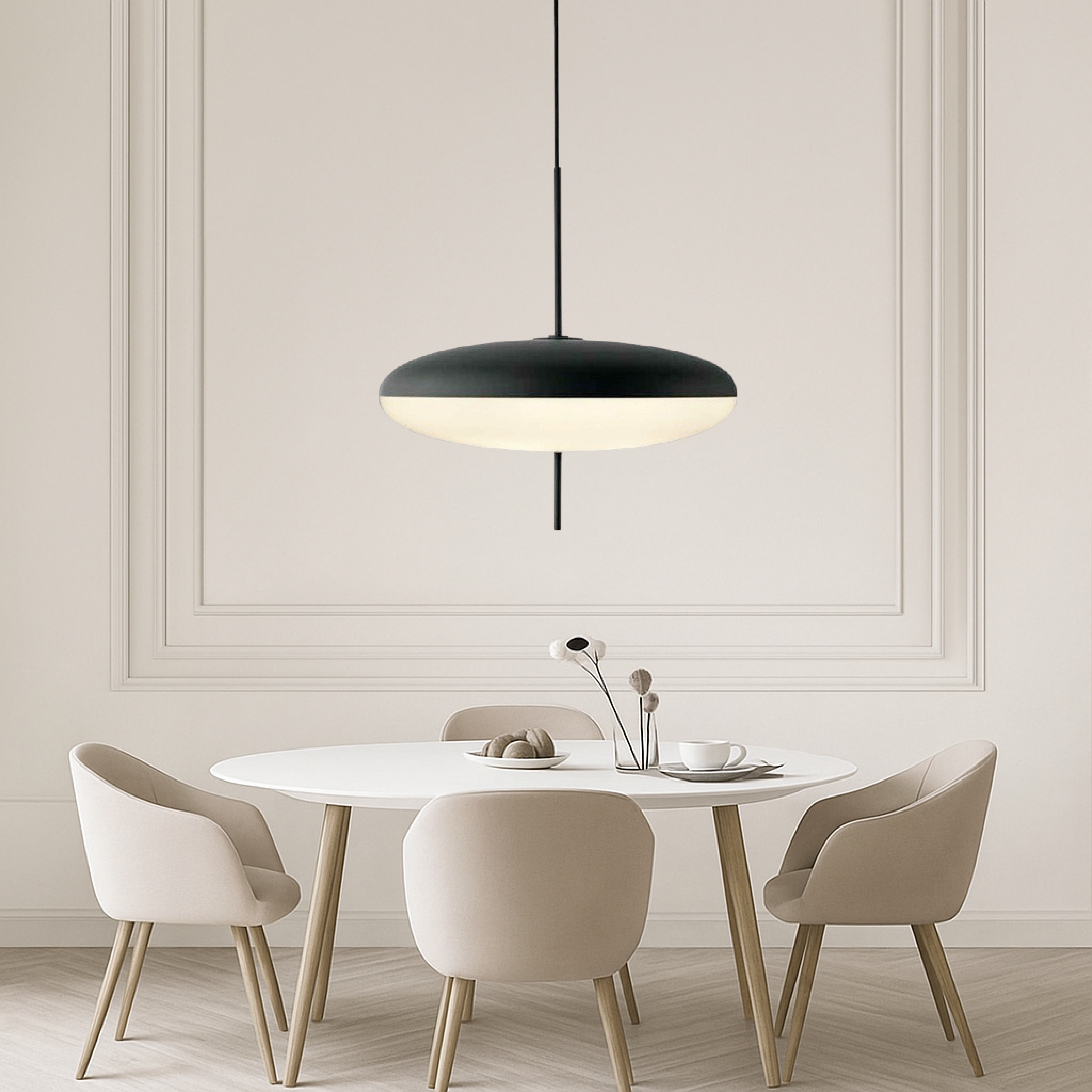 Duńska lampa wisząca Bauhaus