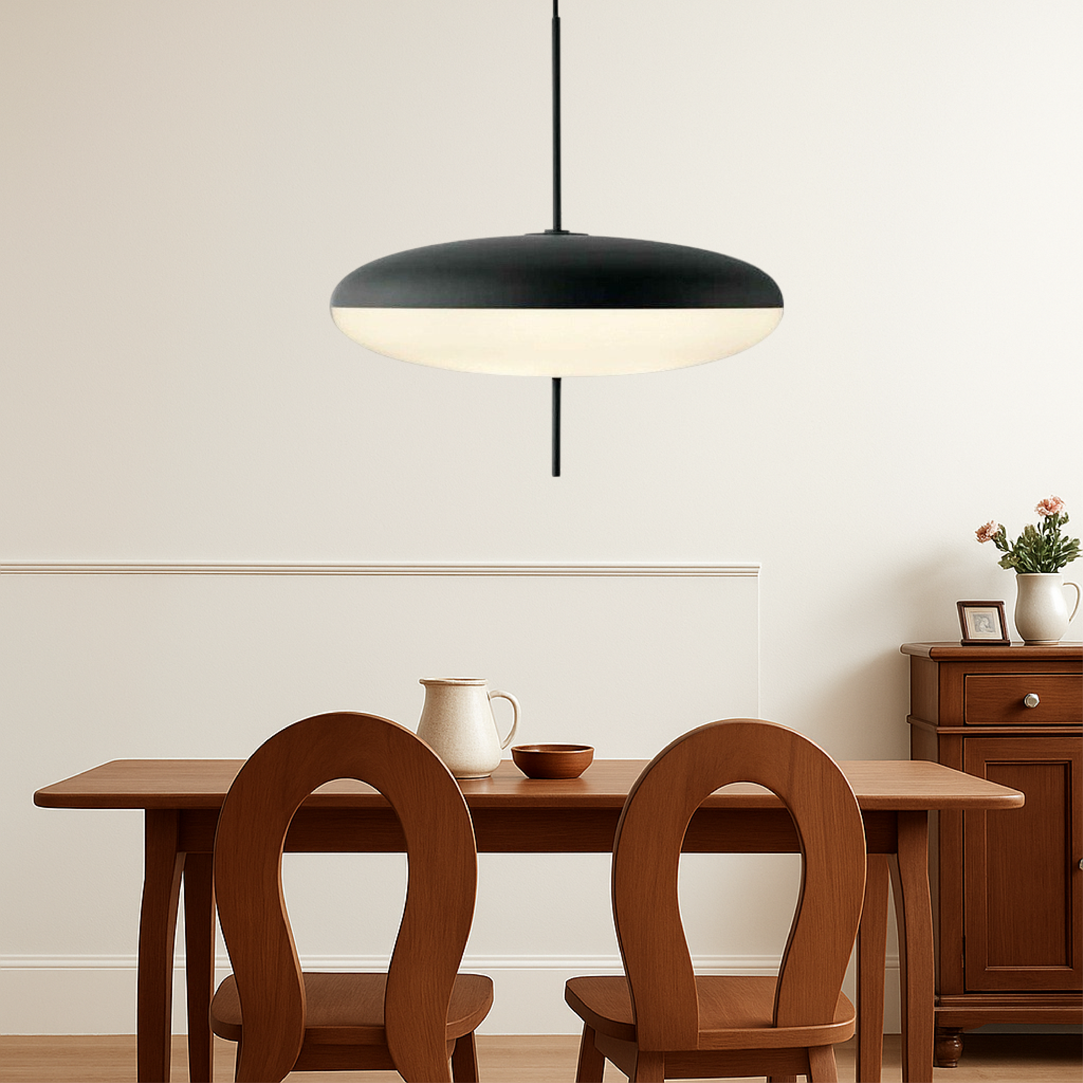 Duńska lampa wisząca Bauhaus