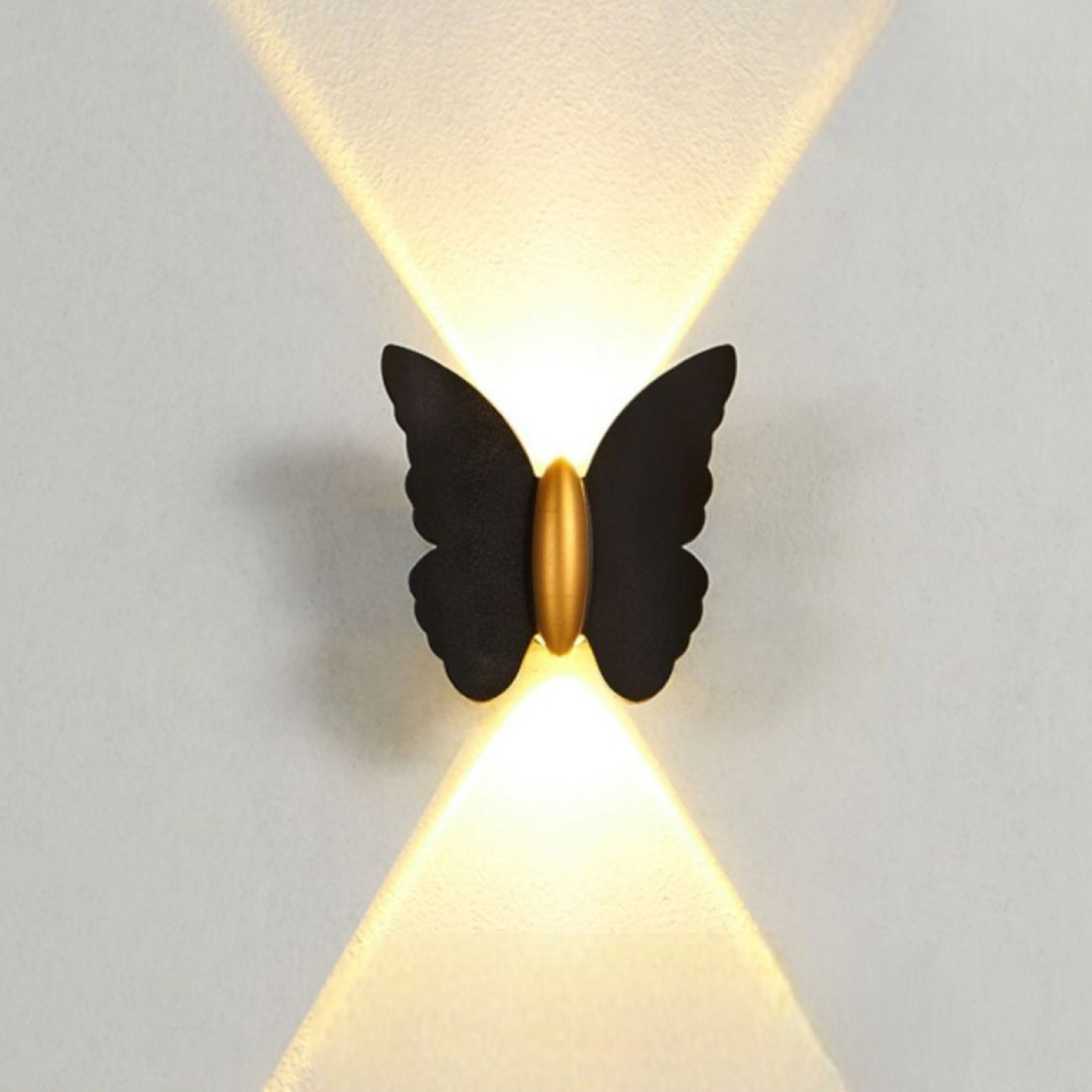 Zewnętrzna lampa ścienna Butterfly