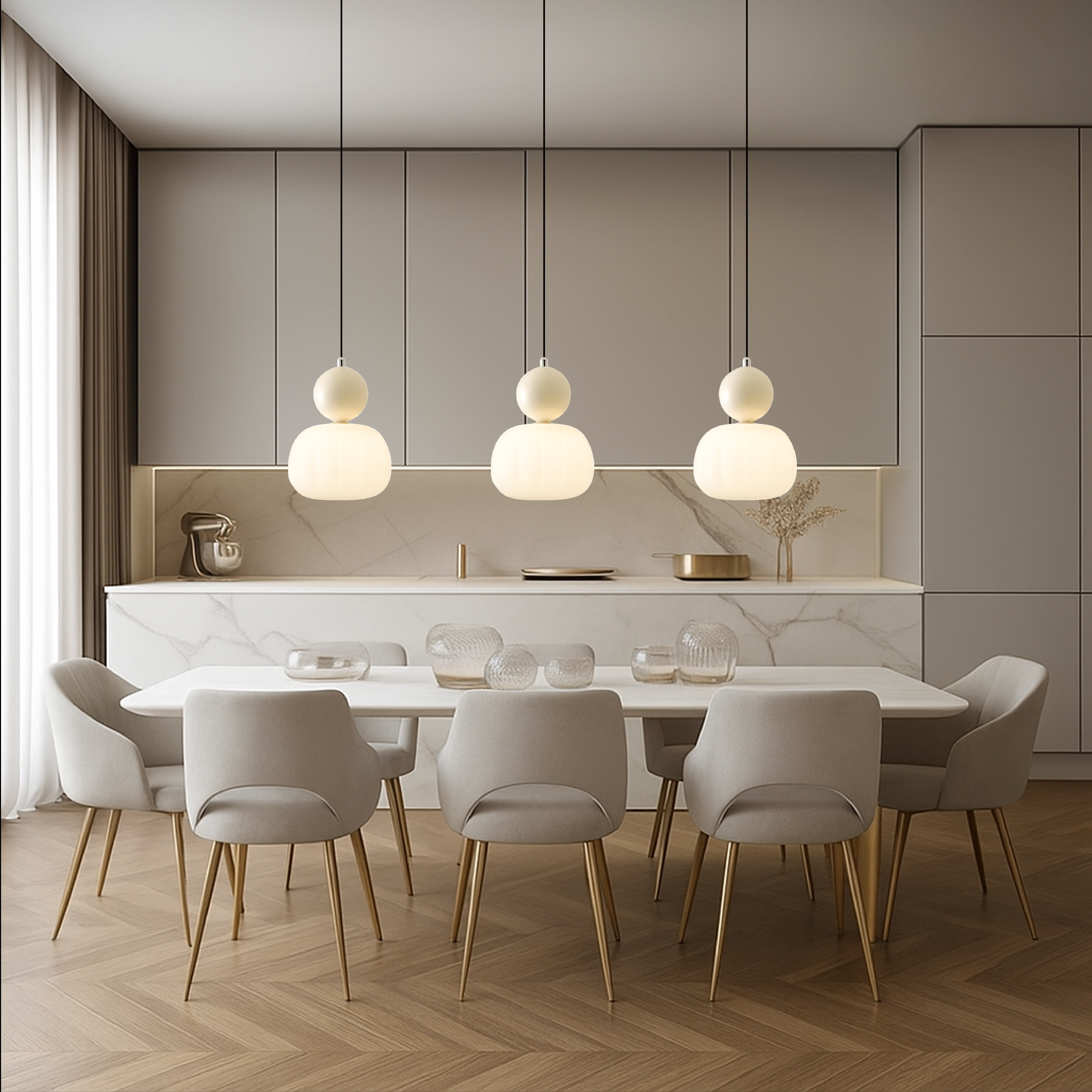 Lampa wisząca w stylu Art Deco