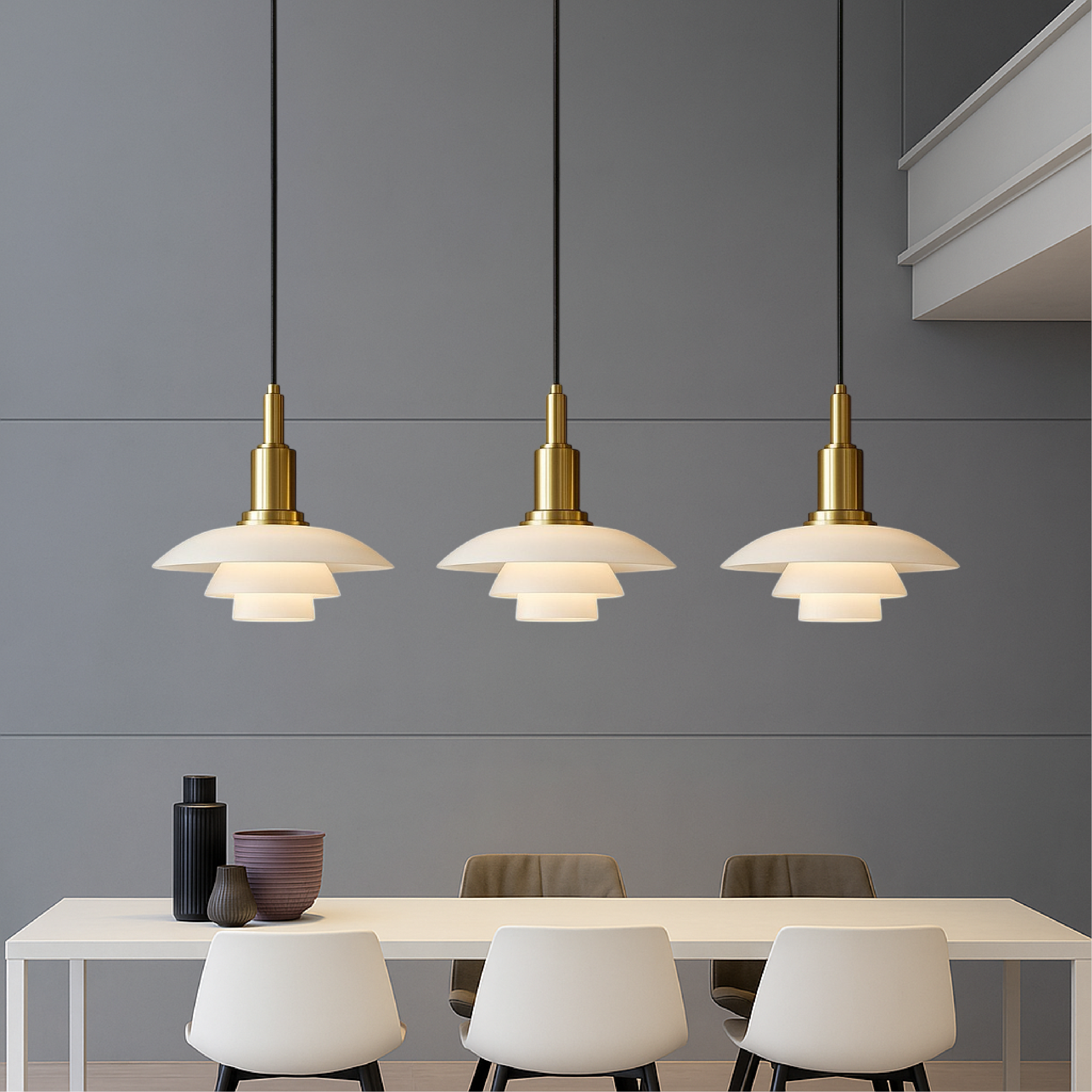 Duńska designerska lampa wisząca