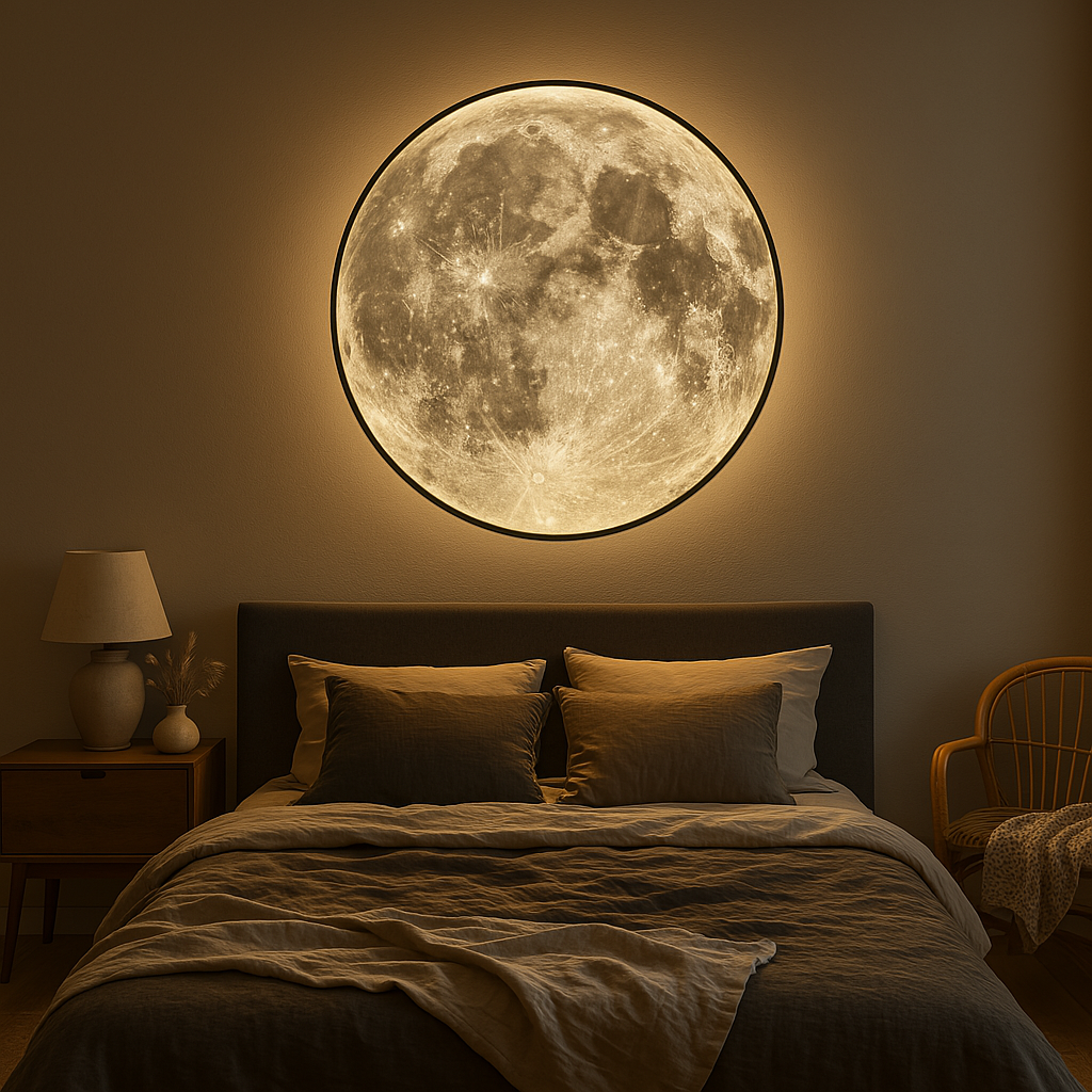 Lampa ścienna Moon
