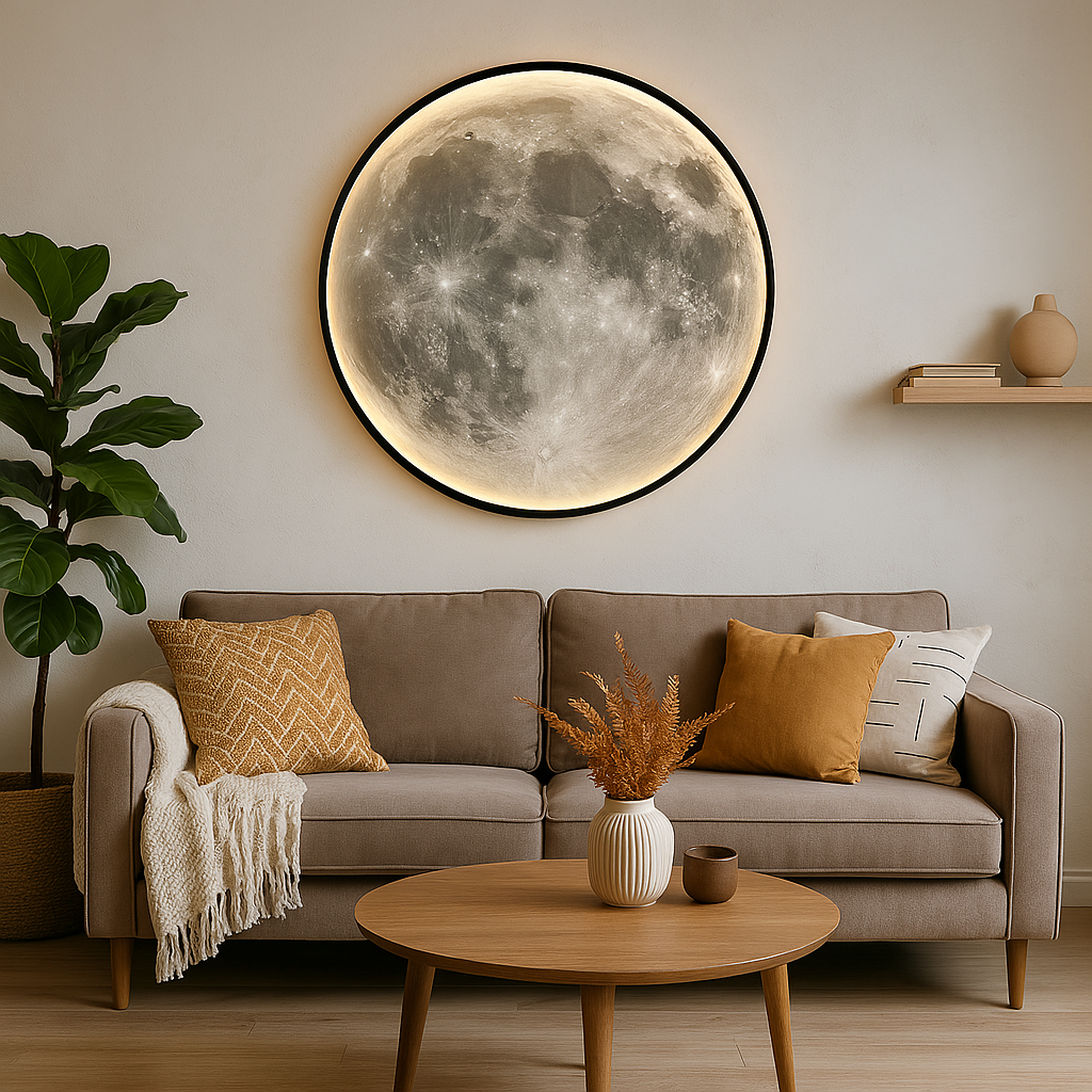 Lampa ścienna Moon