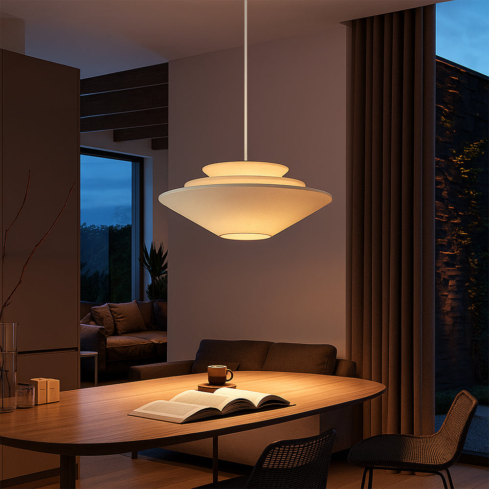 Wielowarstwowa lampa wisząca Wabi Sabi
